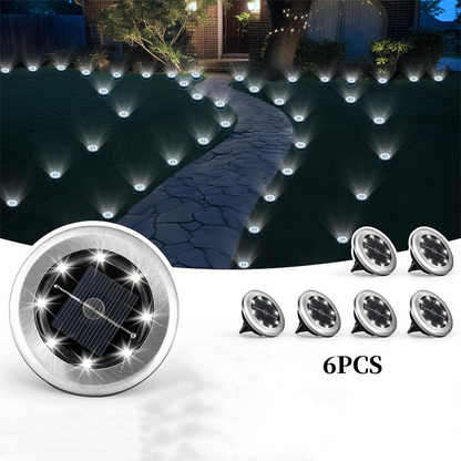 Outdoor Waterproof Solar Ground Light - 2 Pack/Set🏡💡