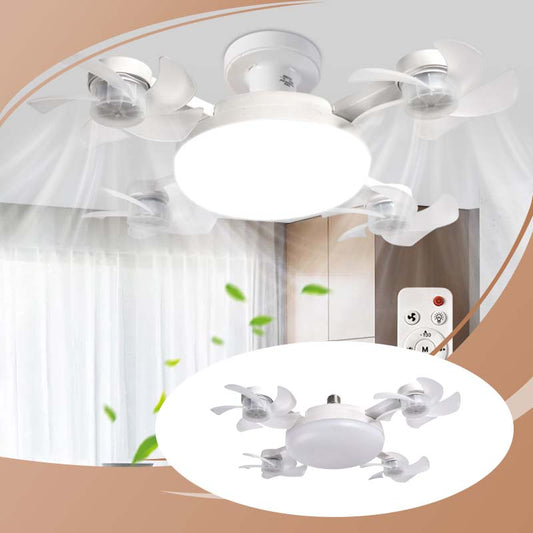 Remote-Controlled LED Ceiling Fan Light