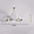Remote-Controlled LED Ceiling Fan Light