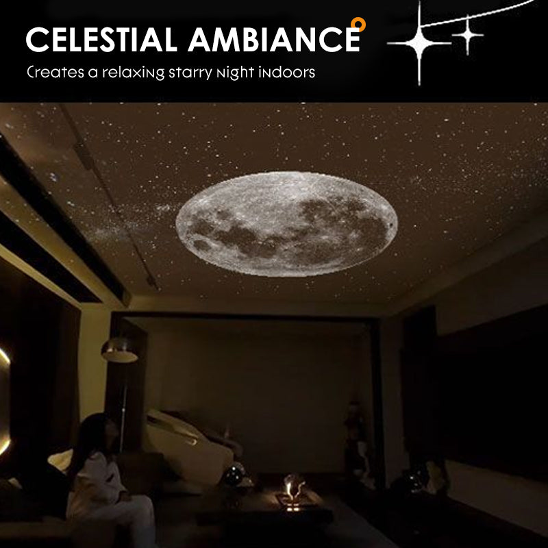 🔭Starry Sky Projector – 2-in-1 Galaxy Light & Warm Night Lamp – USB Powered & Interchangeable Films 🌌