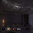 🔭Starry Sky Projector – 2-in-1 Galaxy Light & Warm Night Lamp – USB Powered & Interchangeable Films 🌌
