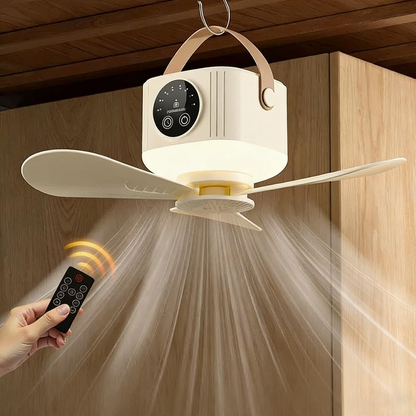 Portable Ceiling Fan with Remote Control