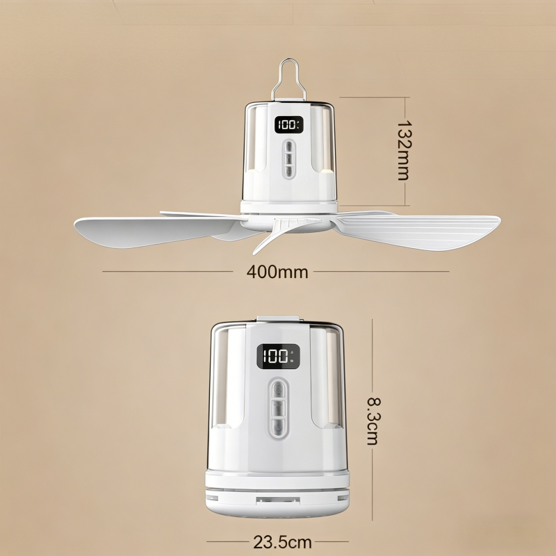 Portable Ceiling Fan with Remote Control