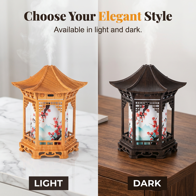 Elegant Pavilion Mist Humidifier