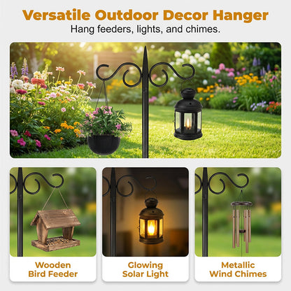 Decorative Garden Hook for Bird Feeders & Plants