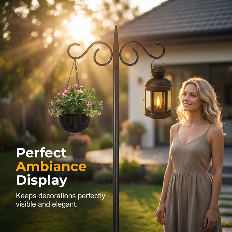 Decorative Garden Hook for Bird Feeders & Plants