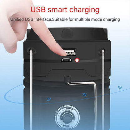 Solar Powered Retractable Camping Light