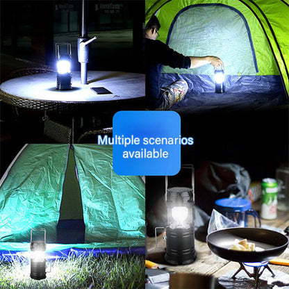 Solar Powered Retractable Camping Light