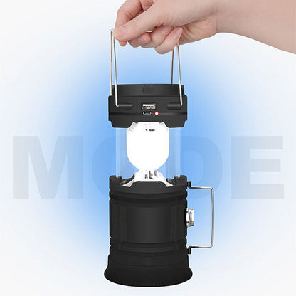 Solar Powered Retractable Camping Light