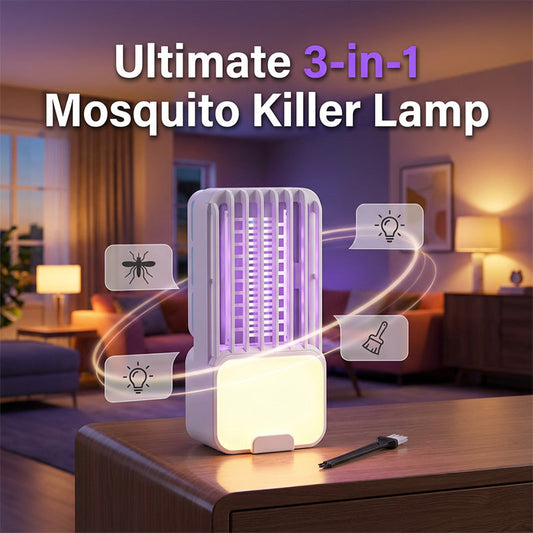 💖3-in-1 Electric Mosquito Killer Lamp with Night Light
