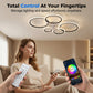 RGB Ceiling Fan with Lights & Remote