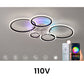 RGB Ceiling Fan with Lights & Remote