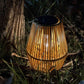 Solar Powered Rattan Lantern Light🏮