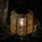 Solar Powered Rattan Lantern Light🏮