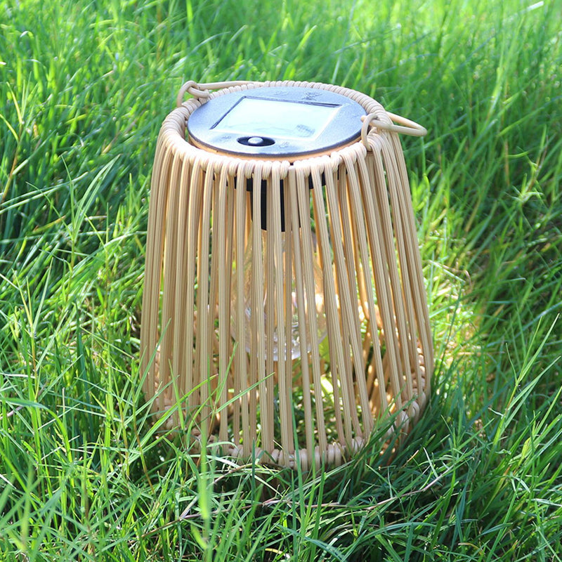 Solar Powered Rattan Lantern Light🏮