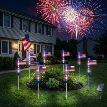 ✨Outdoor Solar Flag Stake Lights