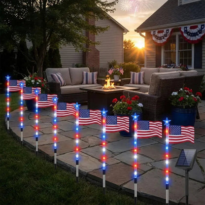 ✨Outdoor Solar Flag Stake Lights