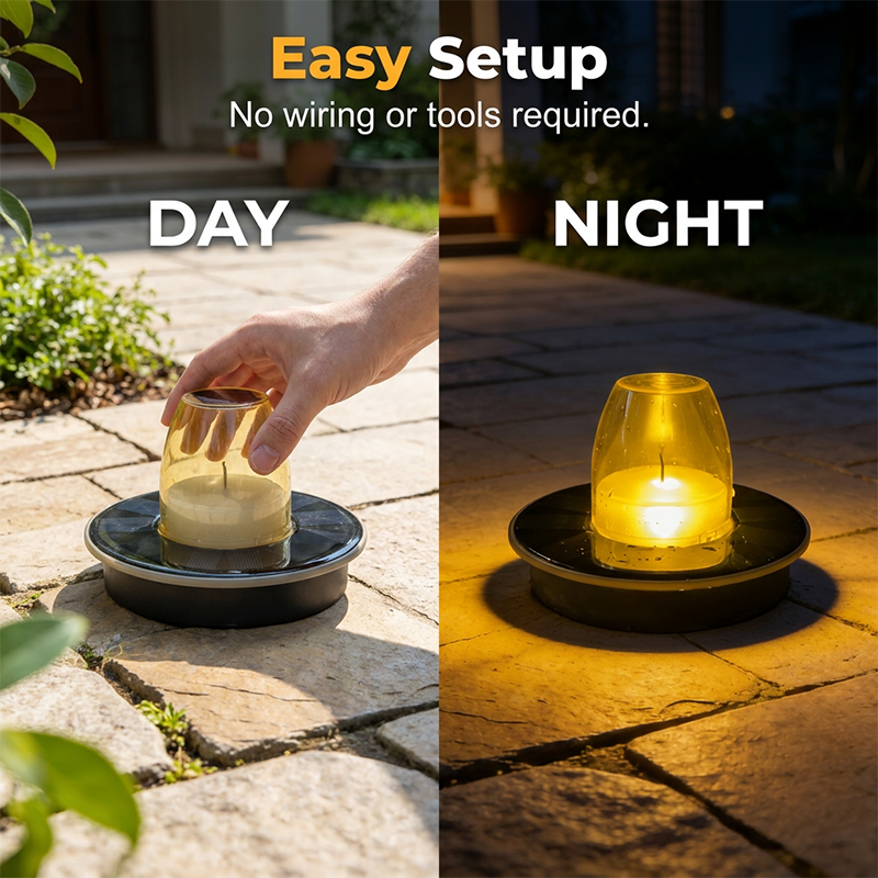 Solar Floating Pool Candle Light