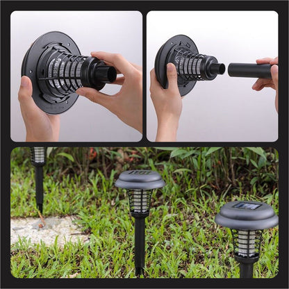 🚫🦟Solar Mosquito Zapper Lamp Stake