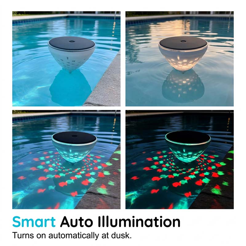 🌊🌞Solar Floating Pool Light with Fish Projection