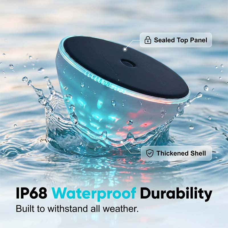 🌊🌞Solar Floating Pool Light with Fish Projection
