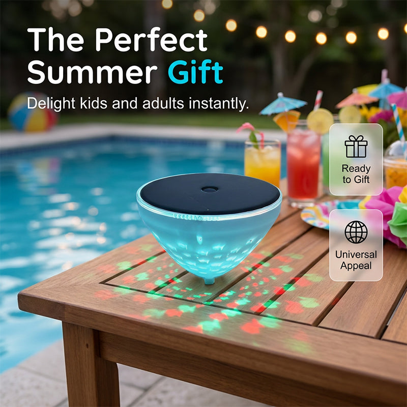 🌊🌞Solar Floating Pool Light with Fish Projection