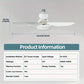 🔥2-IN-1 PORTABLE CEILING FAN & LIGHT with Remote Control