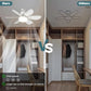 🔥2-IN-1 PORTABLE CEILING FAN & LIGHT with Remote Control