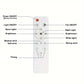 🔥2-IN-1 PORTABLE CEILING FAN & LIGHT with Remote Control