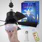🔥2-IN-1 PORTABLE CEILING FAN & LIGHT with Remote Control