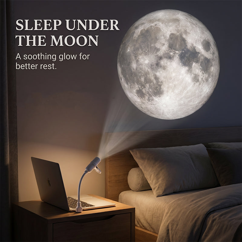 Flexible Gooseneck Star & Moon Projector Lamp