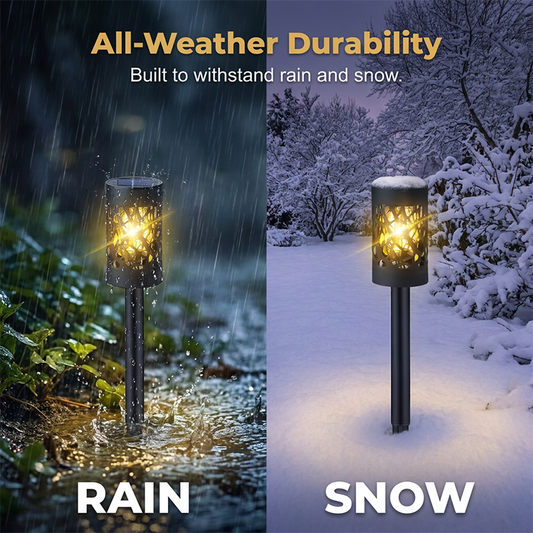 Solar Garden Lights for Outdoor Pathways(4PCS)