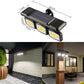Adjustable Solar Motion Sensor Wall Light