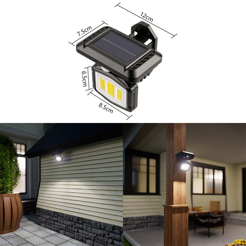 Adjustable Solar Motion Sensor Wall Light