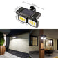 Adjustable Solar Motion Sensor Wall Light