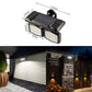 Adjustable Solar Motion Sensor Wall Light