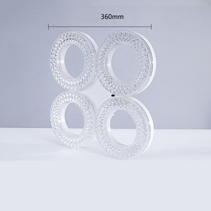 Modern LED Ceiling Fan with Light & Remote