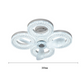 Modern LED Ceiling Fan with Light & Remote