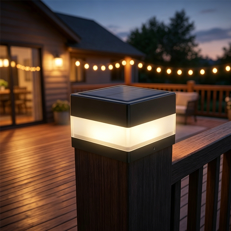 💡Waterproof Solar Post Cap Lights – Auto on/off & energy-saving – Fits 4x4 posts, perfect for fences, decks or driveways🌙