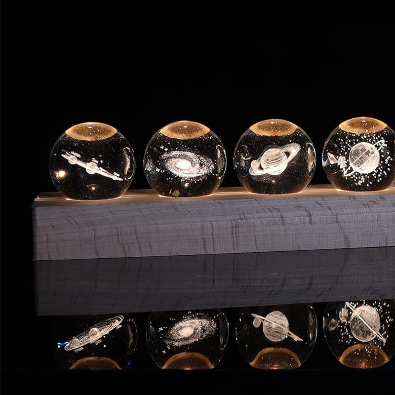 Crystal Orb Desktop Decor Set