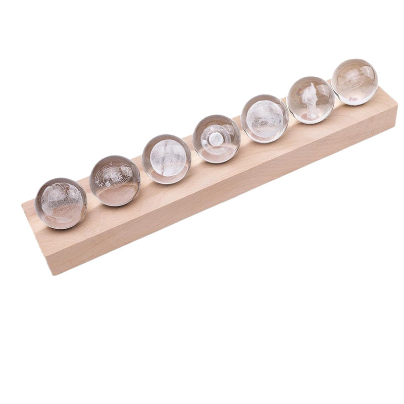 Crystal Orb Desktop Decor Set
