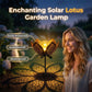 Solar Iron Lotus Garden Stake Light