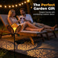 Solar Iron Lotus Garden Stake Light