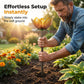 Solar Iron Lotus Garden Stake Light