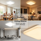 💡Modern Minimalist LED Ceiling Light – Eye-caring & 3-color dimmable – Square flush mount – sleek and energy-efficient 🏠💡