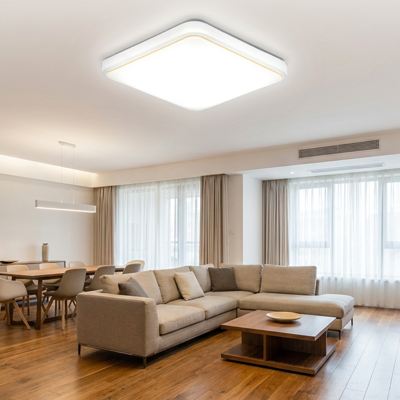 💡Modern Minimalist LED Ceiling Light – Eye-caring & 3-color dimmable – Square flush mount – sleek and energy-efficient 🏠💡
