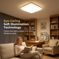 💡Modern Minimalist LED Ceiling Light – Eye-caring & 3-color dimmable – Square flush mount – sleek and energy-efficient 🏠💡