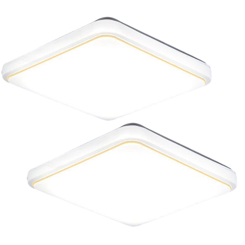 💡Modern Minimalist LED Ceiling Light – Eye-caring & 3-color dimmable – Square flush mount – sleek and energy-efficient 🏠💡