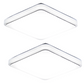 💡Modern Minimalist LED Ceiling Light – Eye-caring & 3-color dimmable – Square flush mount – sleek and energy-efficient 🏠💡
