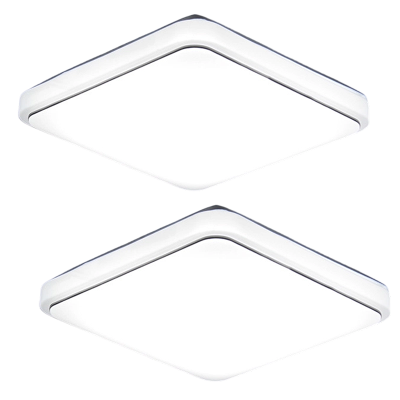 💡Modern Minimalist LED Ceiling Light – Eye-caring & 3-color dimmable – Square flush mount – sleek and energy-efficient 🏠💡